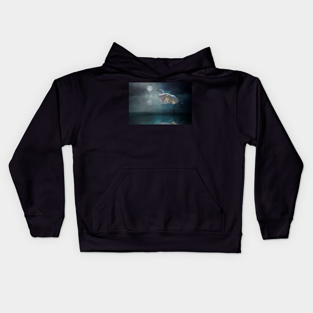 Moonlight Rhapsody Kids Hoodie by Tarrby